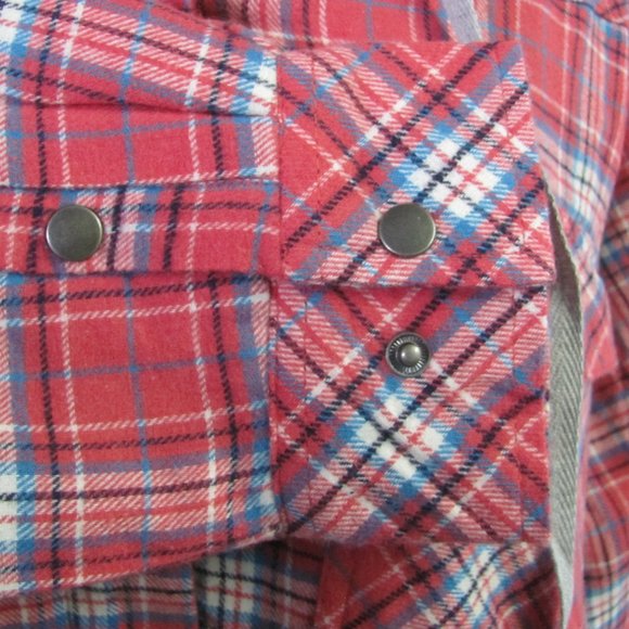 ROPER  LADIES PINK PLAID THERMAL  HOODED JACKET - Picture 3 of 9